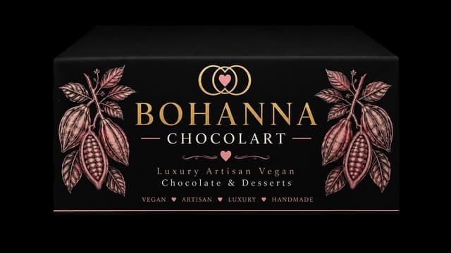 WELCOME TO  BOHANNA CHOCOLART LUXURY VEGAN CHOCOLATE & DESSERTS

Luxury vegan chocolate, indulgent desserts and beautiful little treats — handmade with a whole lot of love.

BOHANNA CHOCOLRT

Chocolate and desserts are at the heart of everything we do. 
From beautifully crafted chocolate bars and seasonal chocolate treats to indulgent brownies, cakes, biscuits and other sweet creations, our range is made for people who simply love vegan treats.

Alongside our chocolate and desserts, you'll also find a selection of fudge and sweets, giving you plenty of ways to treat yourself, find a gift or discover something new.
Everything is made in small batches, with quality ingredients, 
Chocolate. Desserts. Sweets. Pure indulgence.


